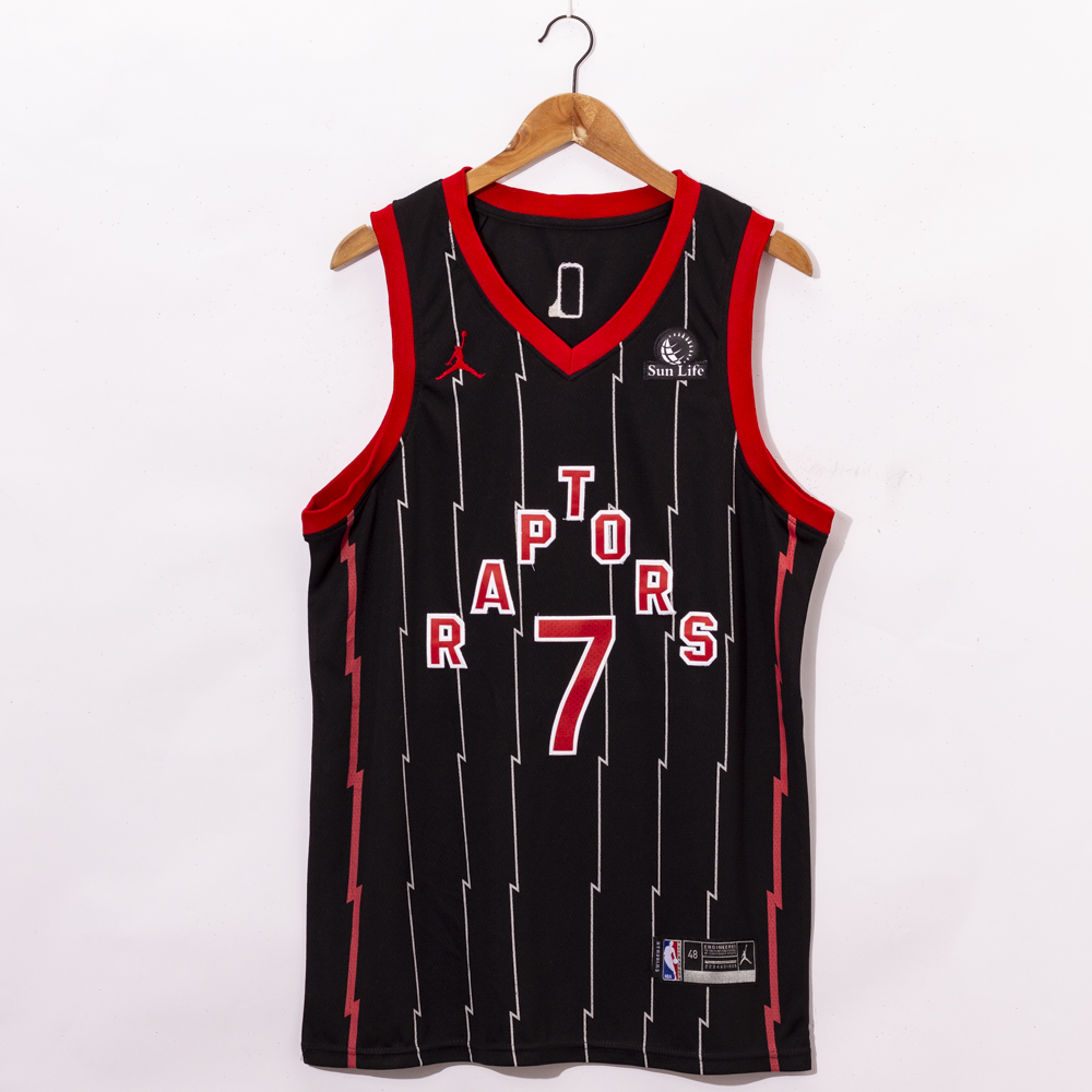 Men Toronto Raptors #7 Lowry Black Game NBA Jerseys